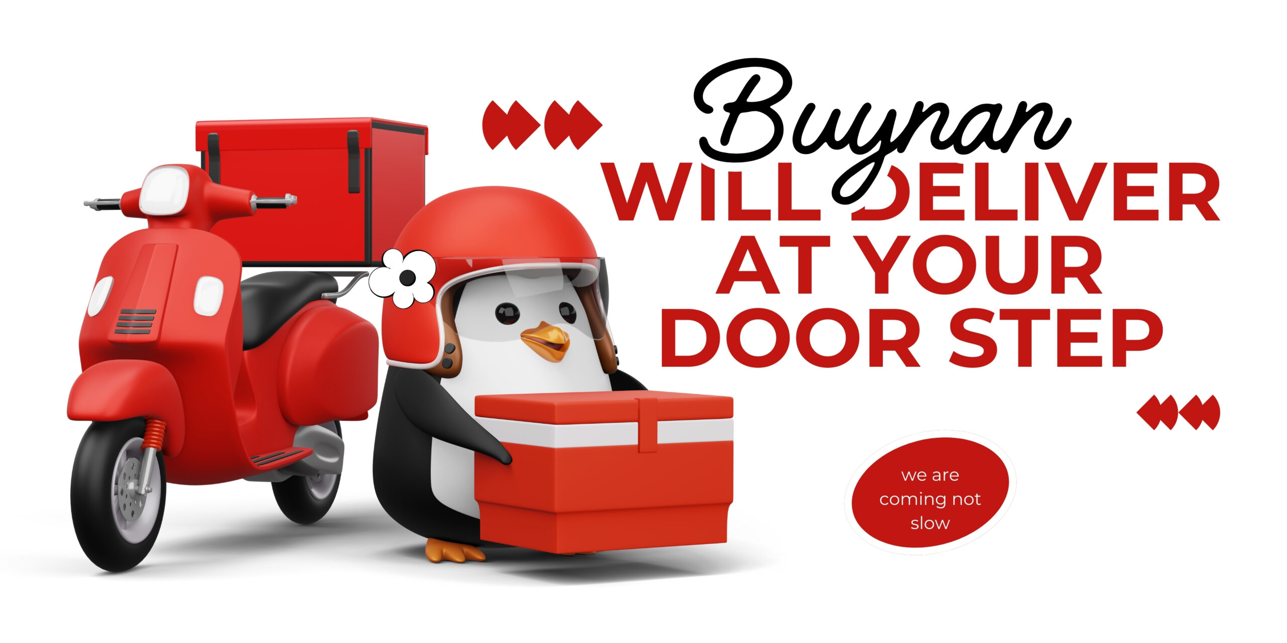 Buynan is responsible for delivering product at your door step