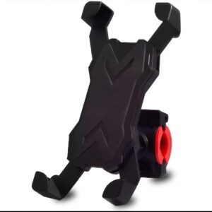 360° Adjustable Shockproof Mobile Phone Holder - Black