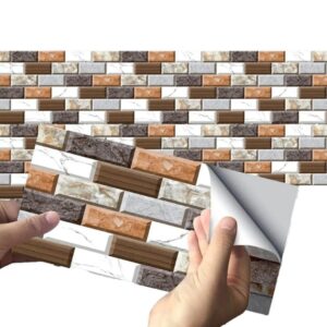 48 Pcs Brownish Wall Stickers