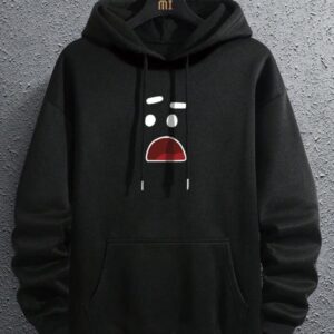1 Pc Men's Fleece Printed Hoodie