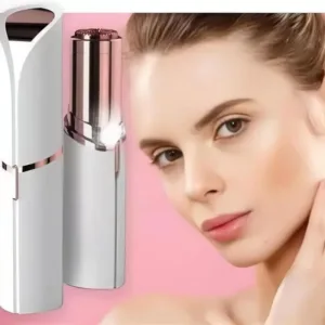 Shree Salasar Shine Women Hair Removal Touch Epilator Wax Electric Hair Removal Painless Lipstick Shaving Razor Eyebrow Face Lip Nose Chin Hair Removal...