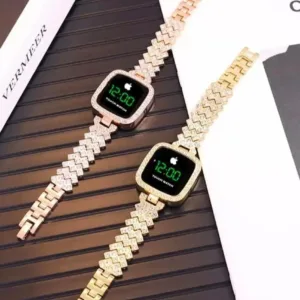 Sleek Women's Square Chain Strap Watch - 1 Pc, Quartz Movement, Water Resistant