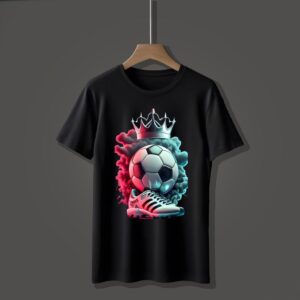 Men's Black Graphic Sublimation Jersey T-Shirt - 1 Pc
