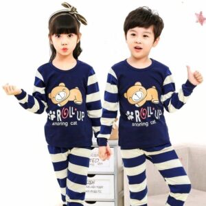 2 Pcs Stitched Jersey Printed Night Suit